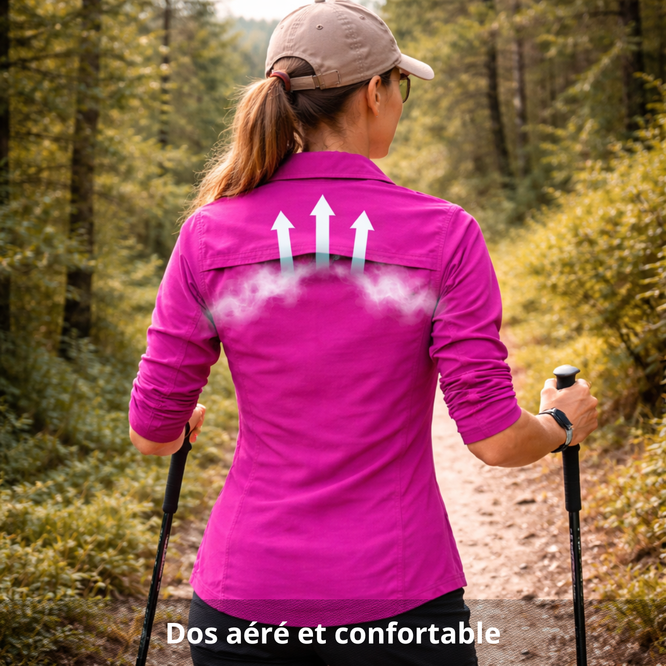 2 in 1 Hiking Hemd Zip Off Sleeves | TrekWard