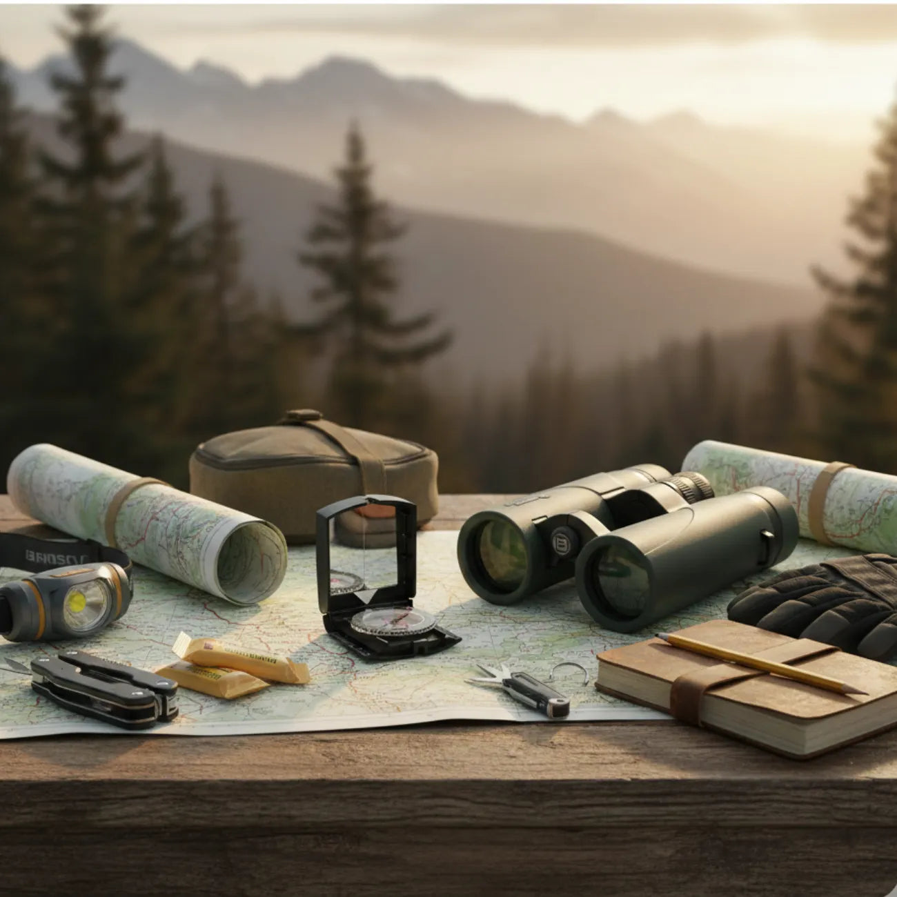 Compass with Sighting Mirror | TrekWard