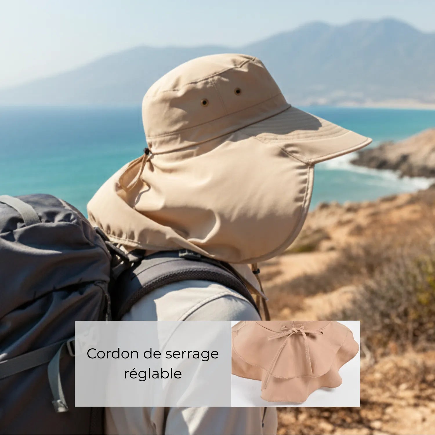 Women's UV Hiking Neck Protection | TrekWard