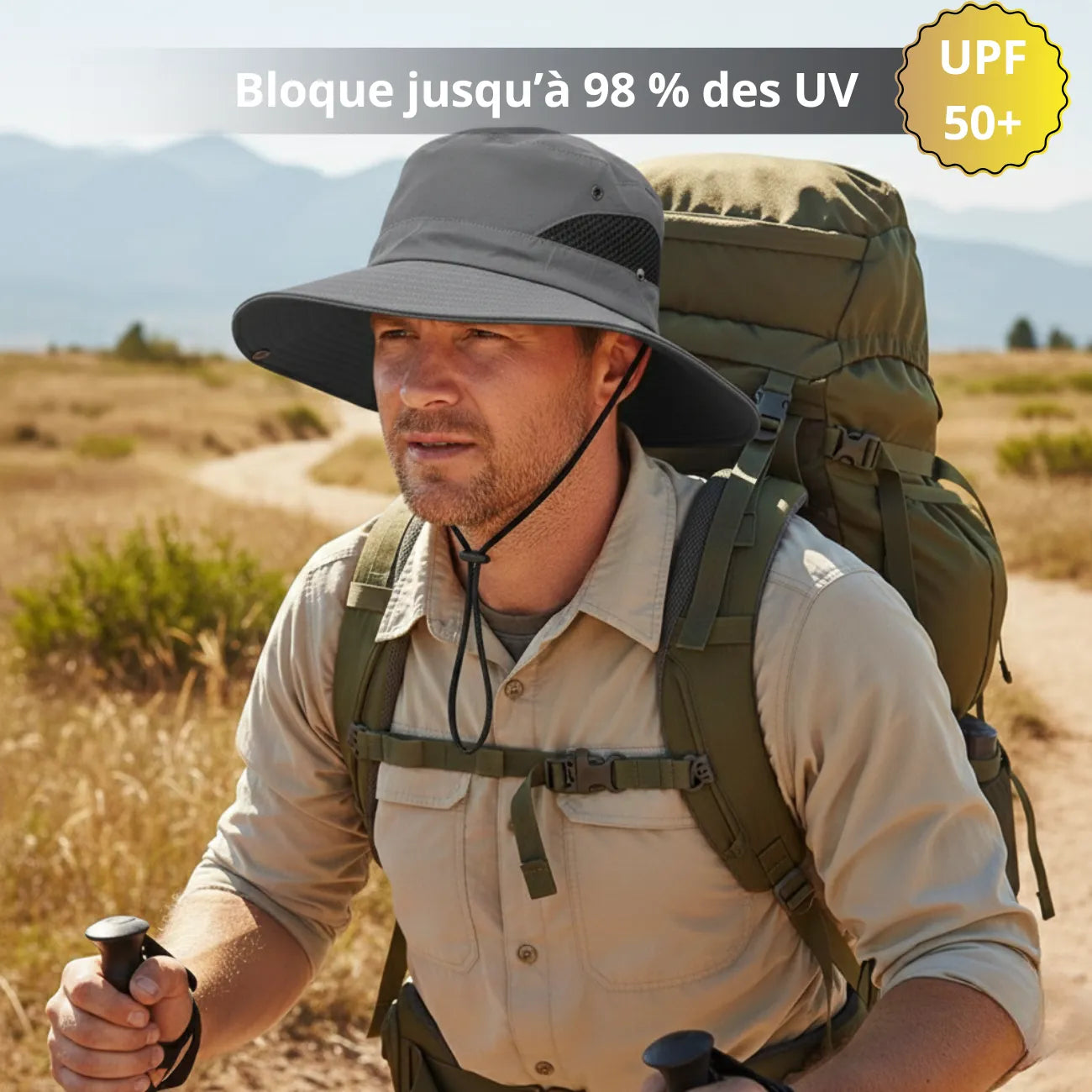 Hiking for Men's with UPF50+ | TrekWard