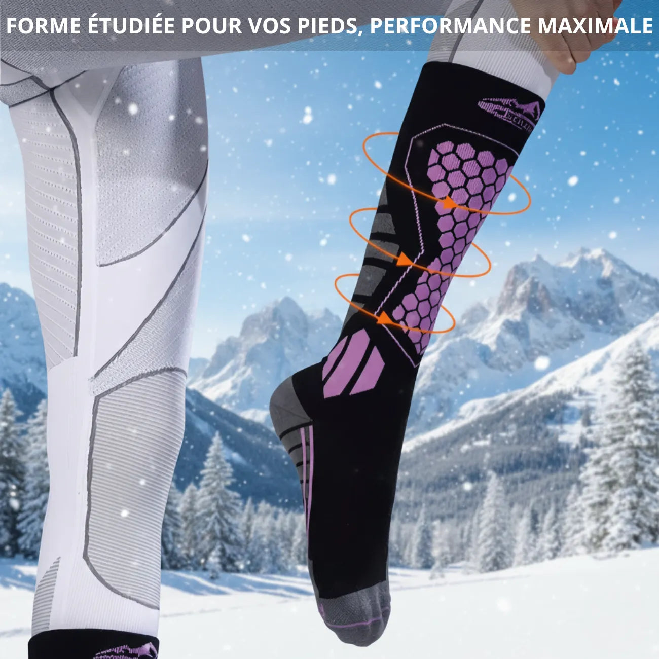 Compression Hiking Socks High | TrekWard