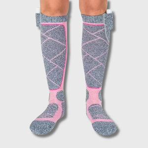 Long Heated Hiking Socks with Battery | TrekWard