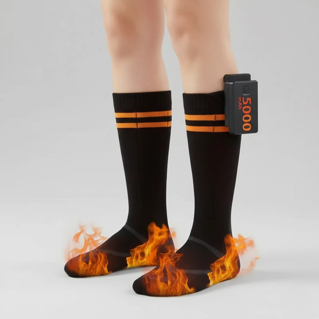 Rechargeable Heated Thermal Hiking Socks | TrekWard