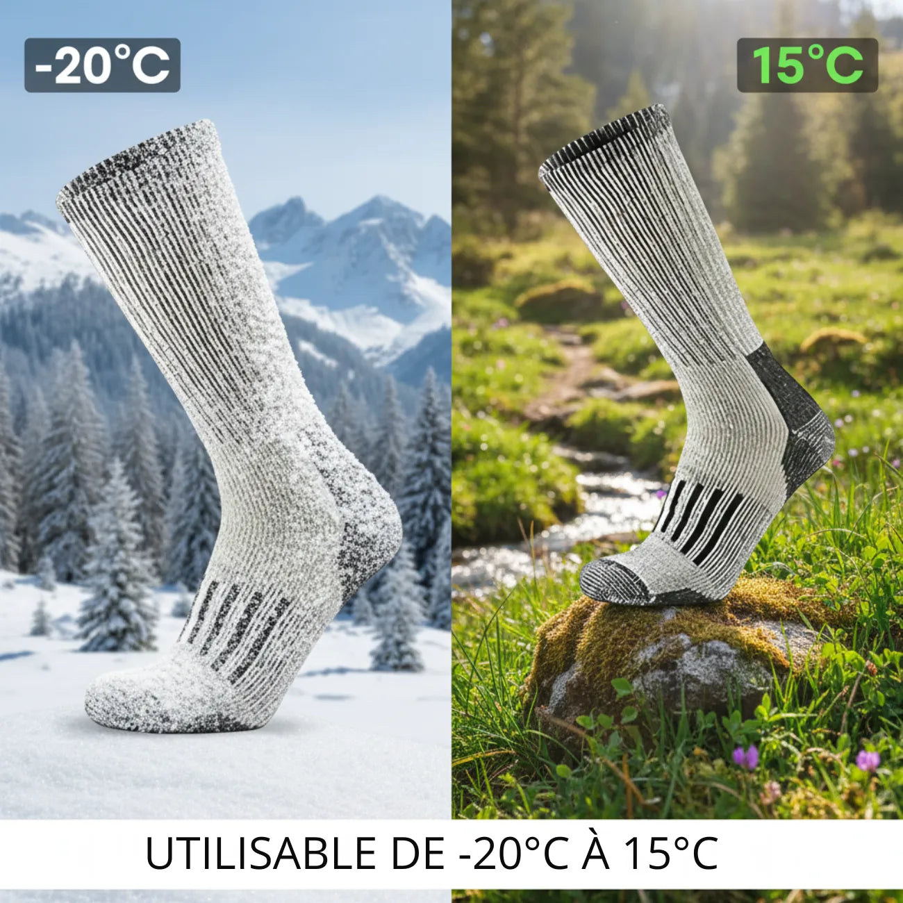 Hiking Socks in Merino Wool | TrekWard
