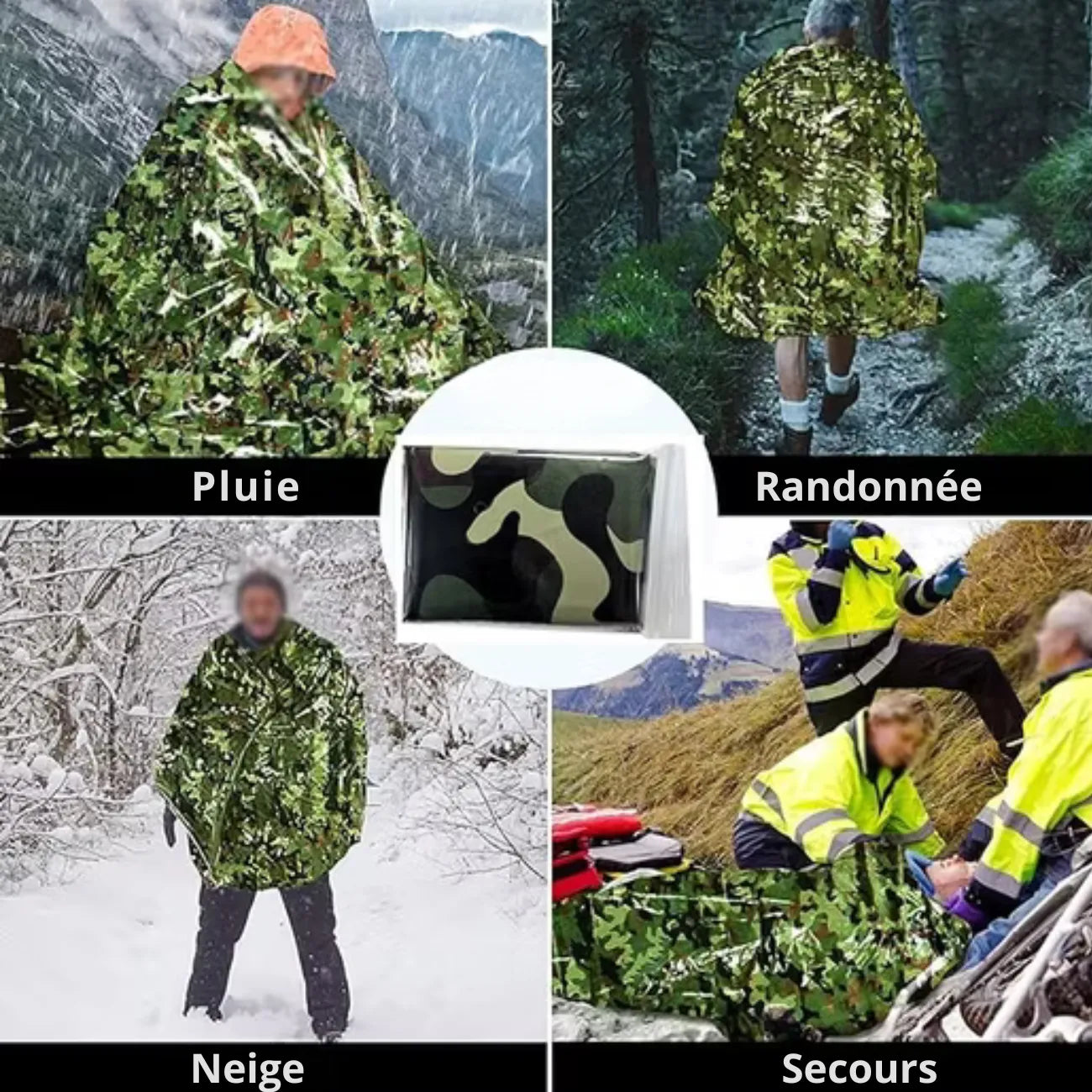 Emergency Blanket Camouflage | TrekWard