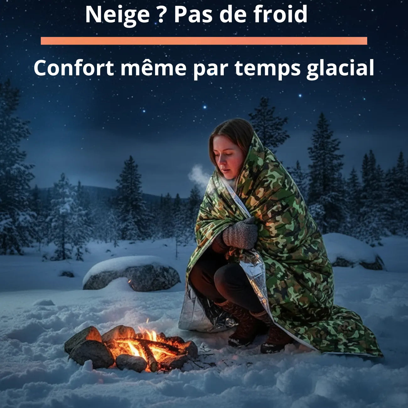 Emergency Blanket Camouflage | TrekWard