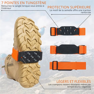 Hiking Ice Cleats 7 Points | TrekWard
