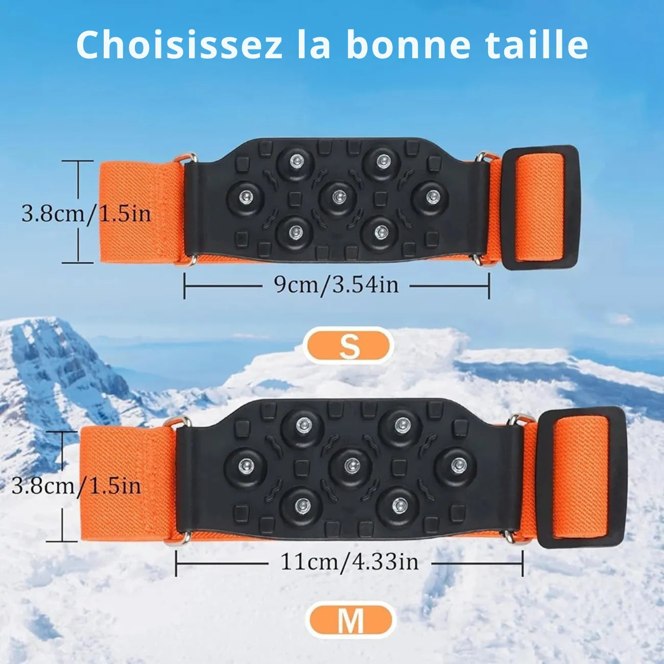 Hiking Ice Cleats 7 Points | TrekWard