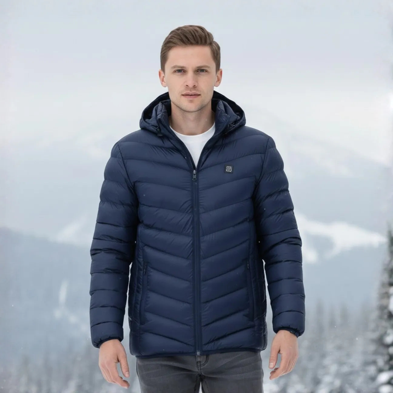 Heated Puffer Jacket Unisex | TrekWard