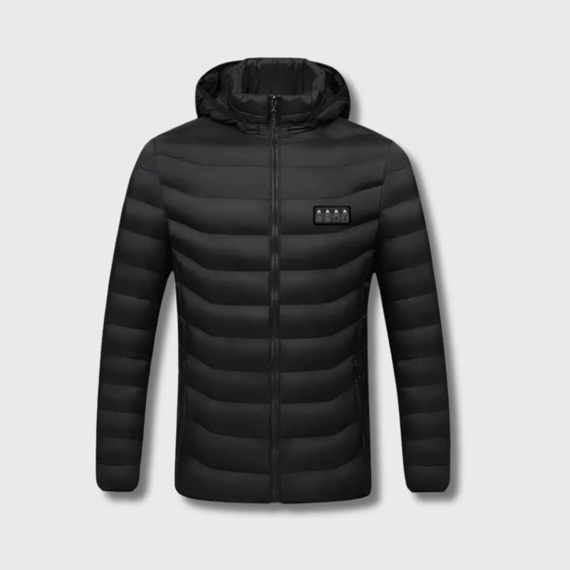USB Heated Puffer Jacket with Hood