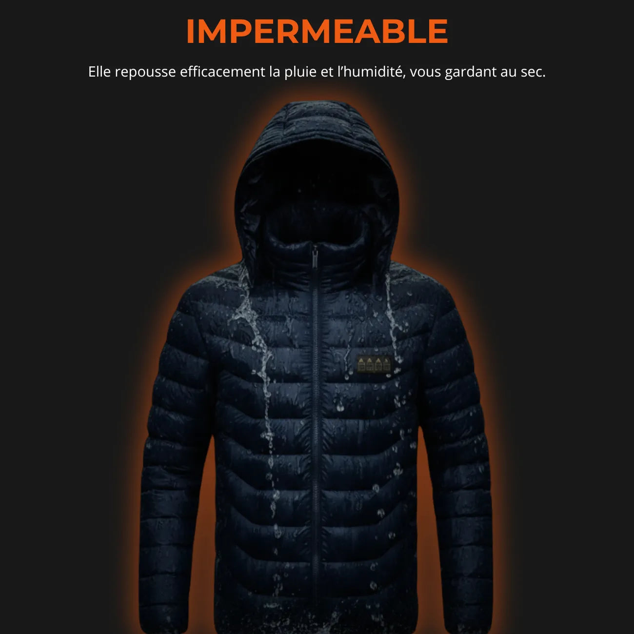 USB Heated Puffer Jacket with Hood | TrekWard