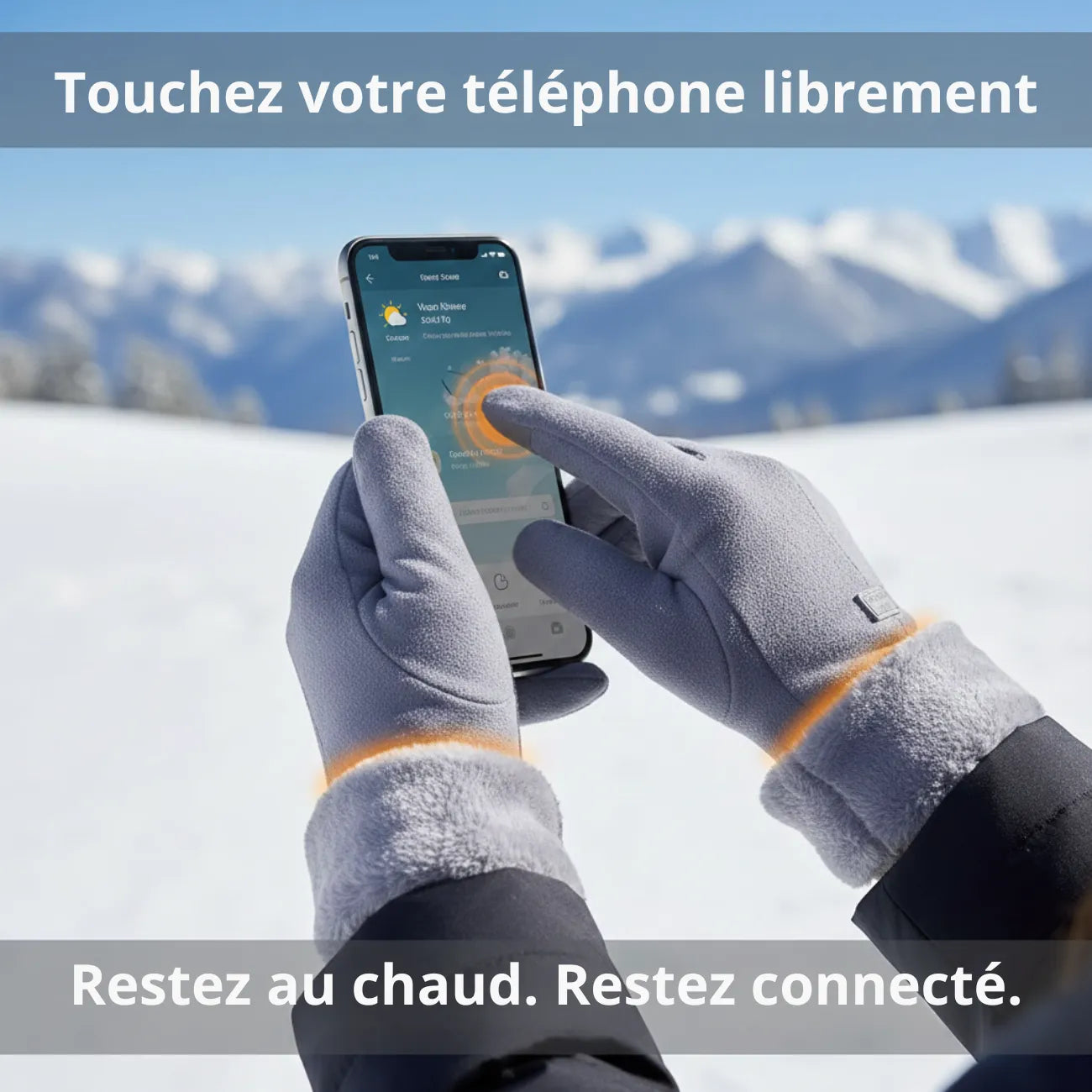 Heated Fleece Gloves | TrekWard