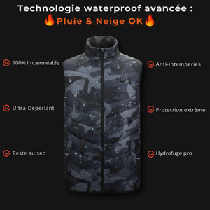 Heated Vest in Camouflage | TrekWard