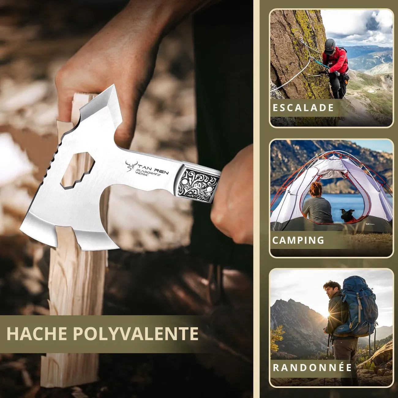 Vielseitiges Survival Hatchet | TrekWard