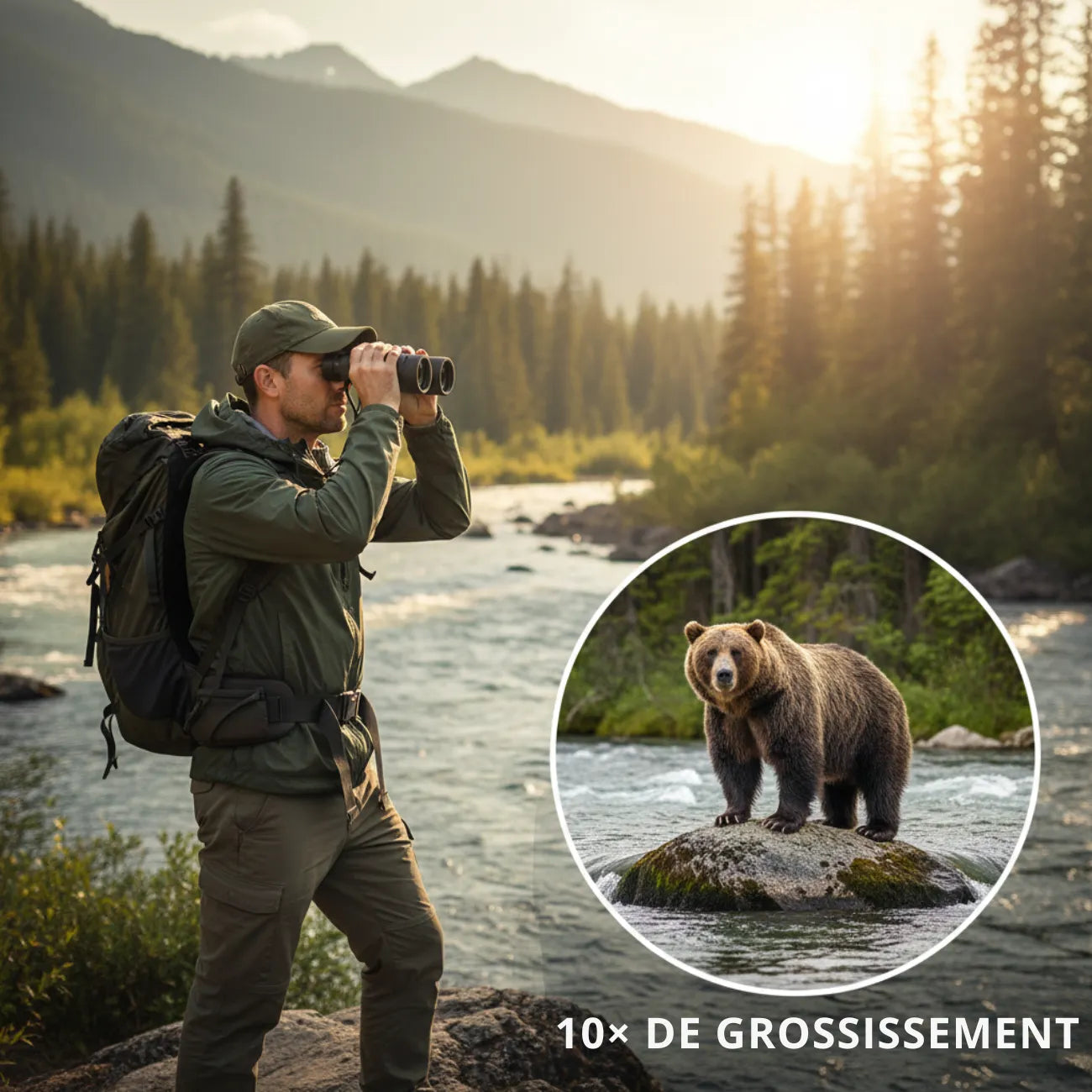 Hiking Binoculars 10x42 Powerful | TrekWard