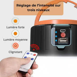 Solar USB Camping Lantern | TrekWard