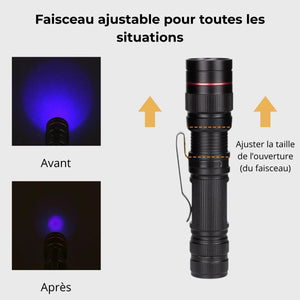 Rechargeable Torch with Zoom | TrekWard
