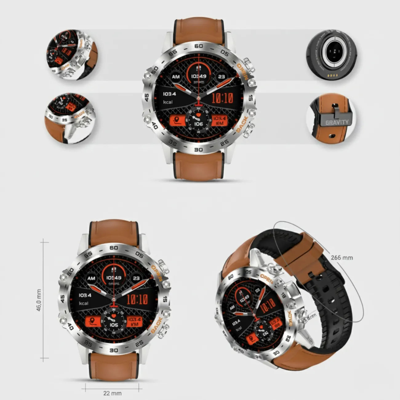 Outdoor Smartwatch with Calling | TrekWard