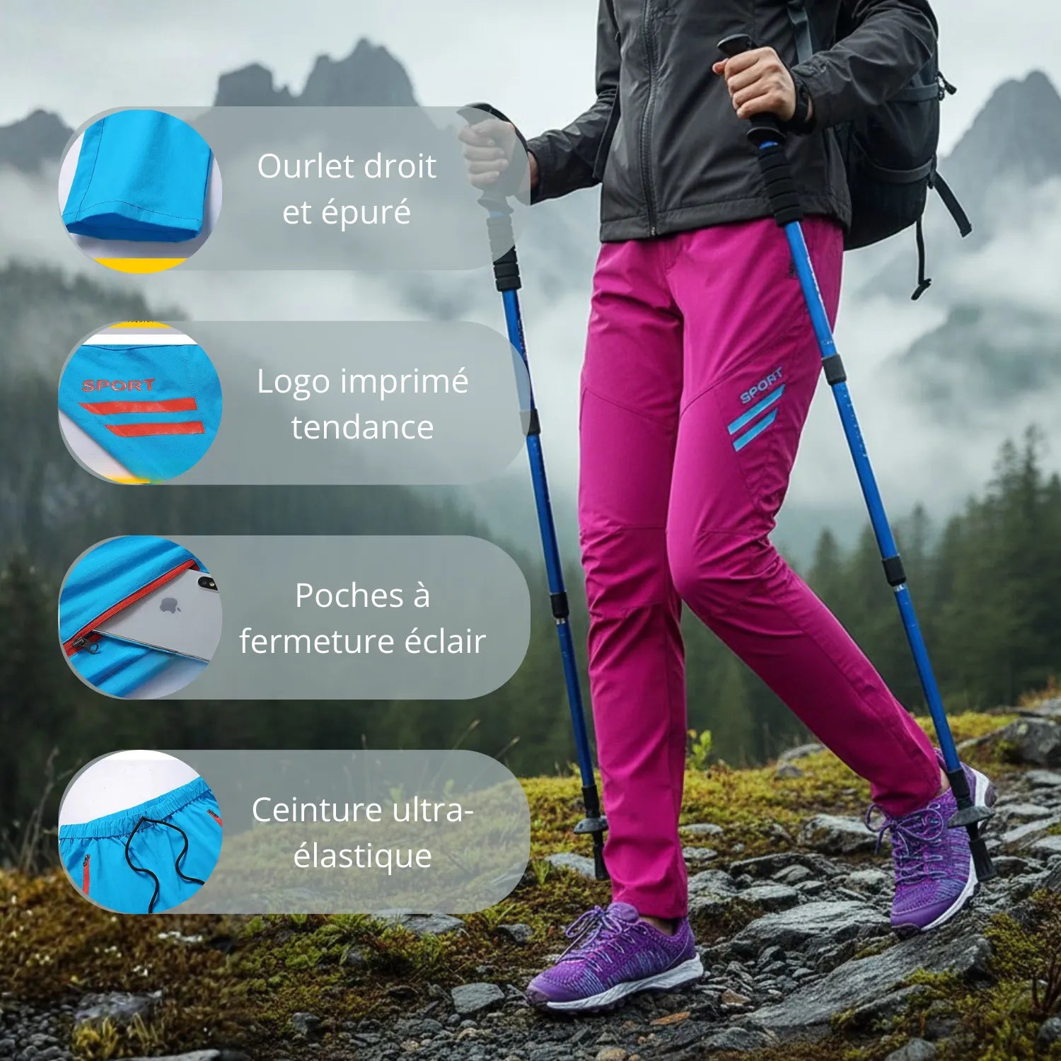 Trekking Pants Water Resistant | TrekWard