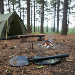 Military Folding Shovel with Pickaxe | TrekWard