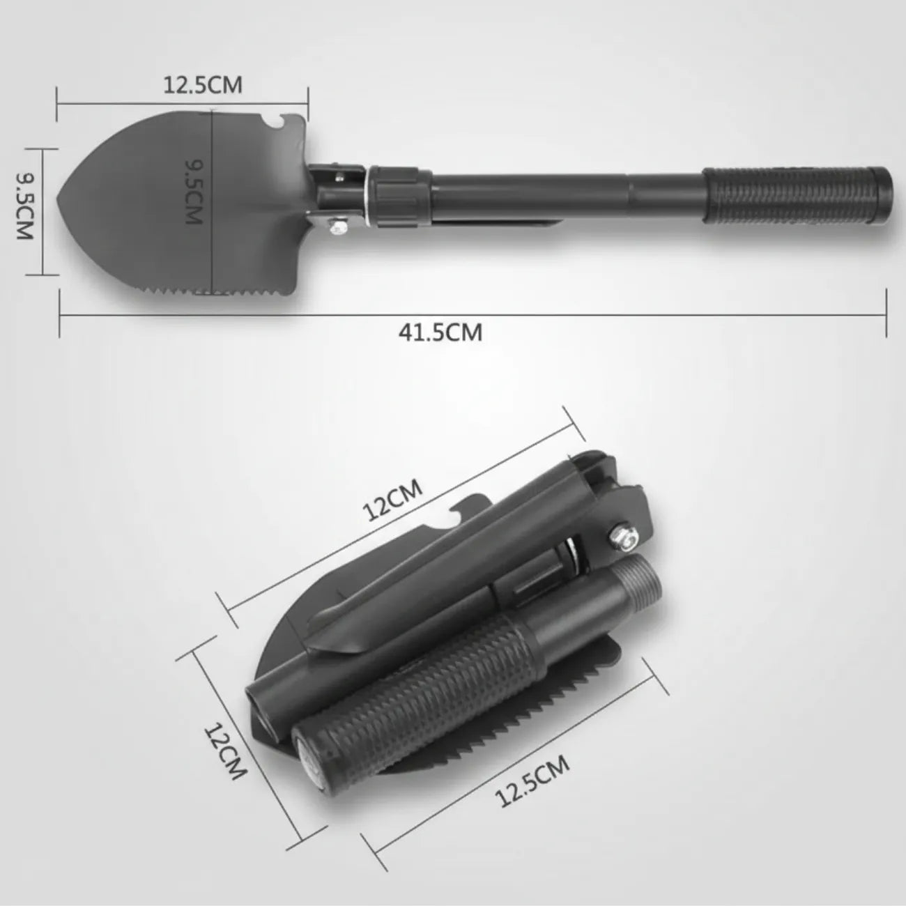 Military Folding Shovel with Pickaxe | TrekWard