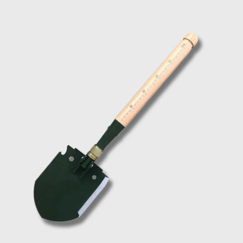 Hiking Folding Shovel with Wooden Handle