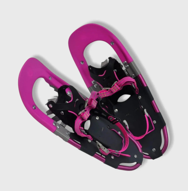 Pink Snowshoes with Heel Lift