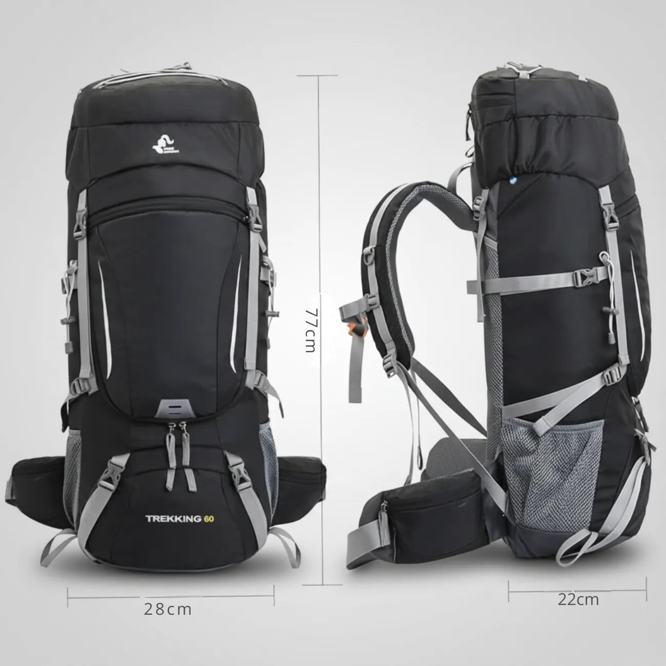 Hiking Backpack 60L Trekking | TrekWard