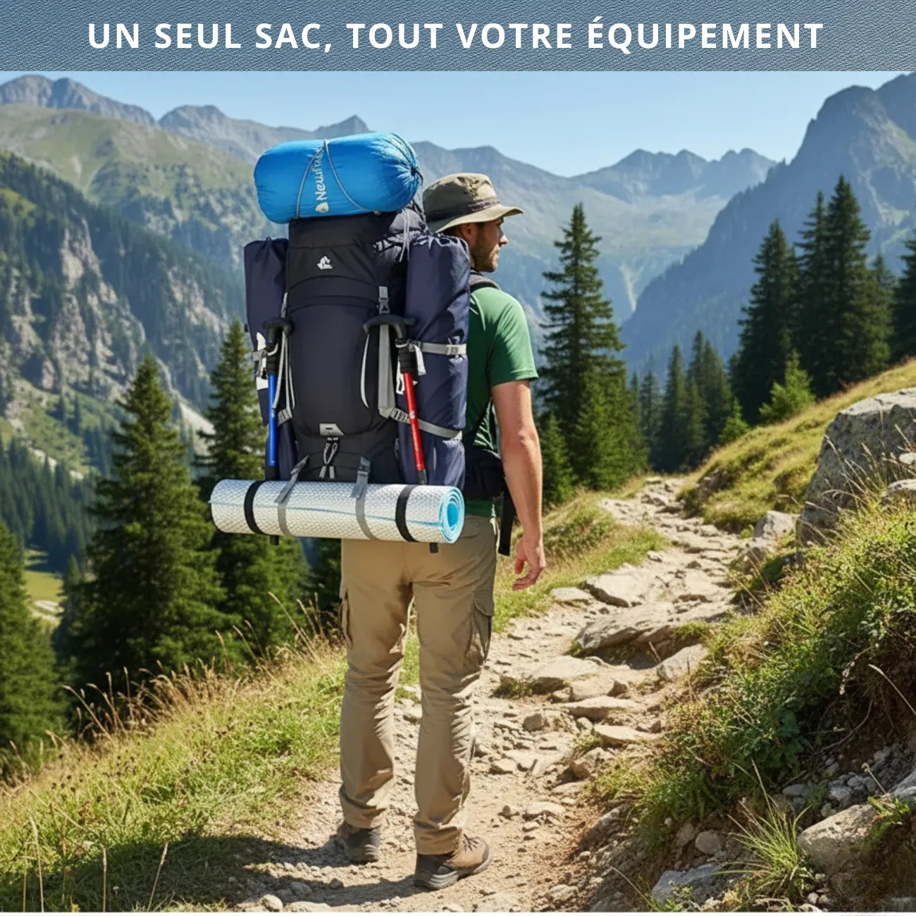 Hiking Backpack 60L Trekking | TrekWard