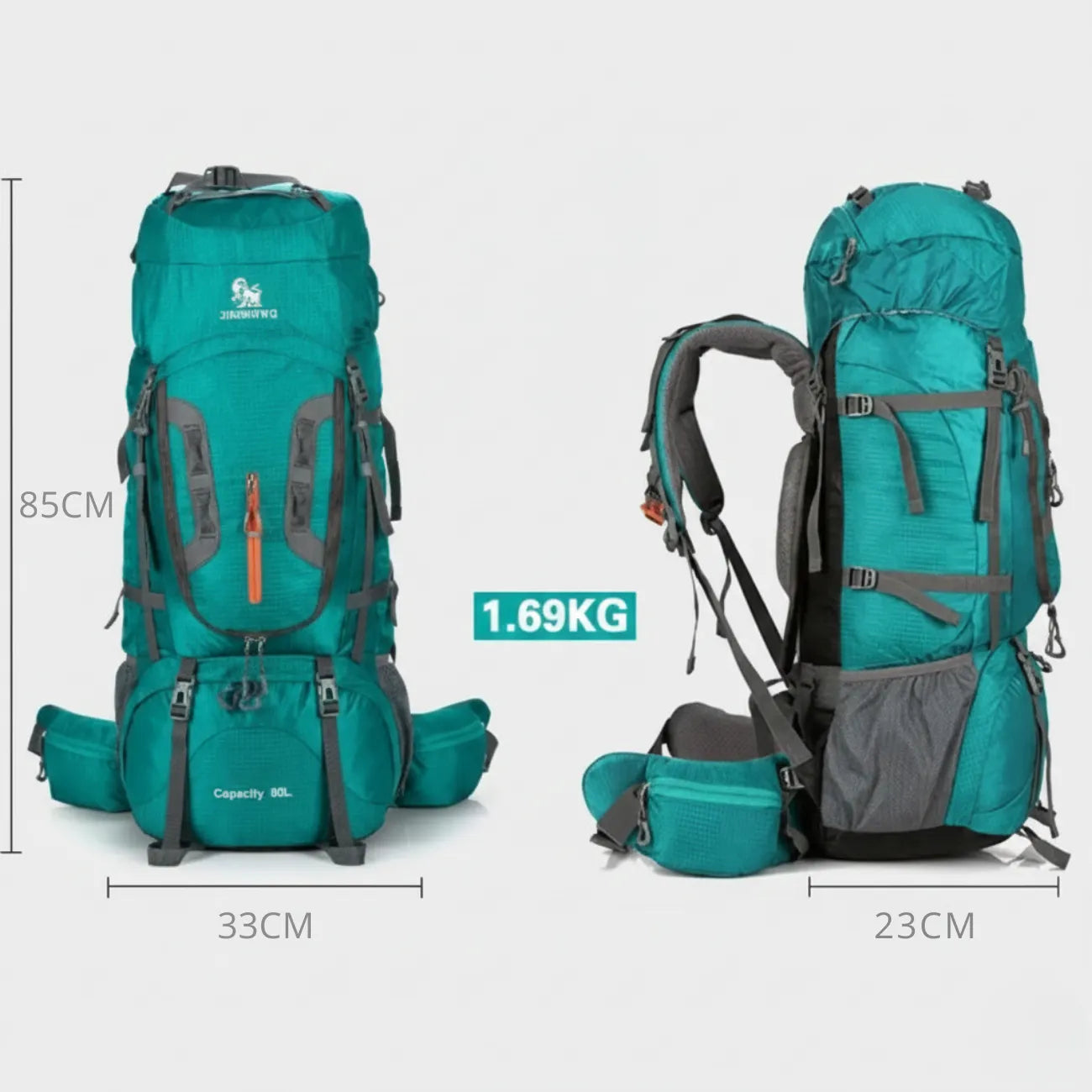 Waterproof Hiking Backpack 80L | TrekWard