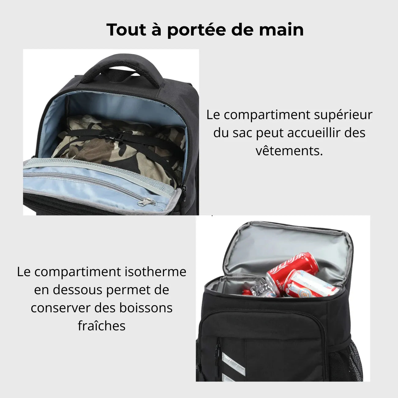 Cooler Backpack 40L for Hiking | TrekWard