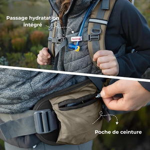 Trekking Backpack 70L Ergonomic | TrekWard