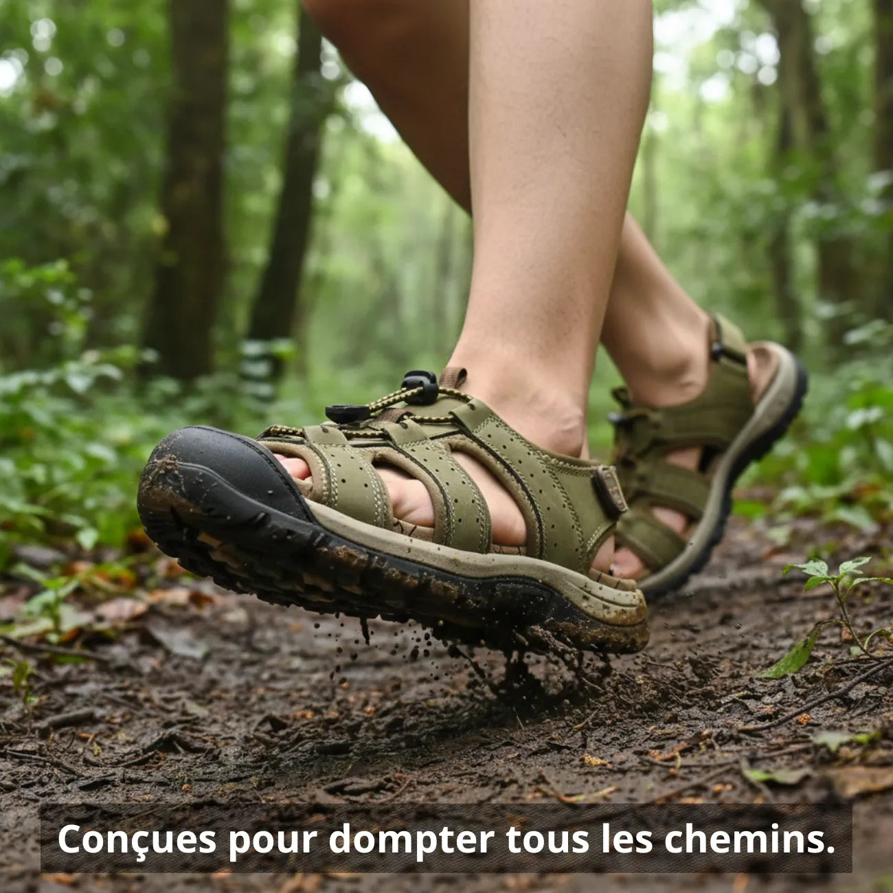 Leather Sandals with SteinProtection | TrekWard