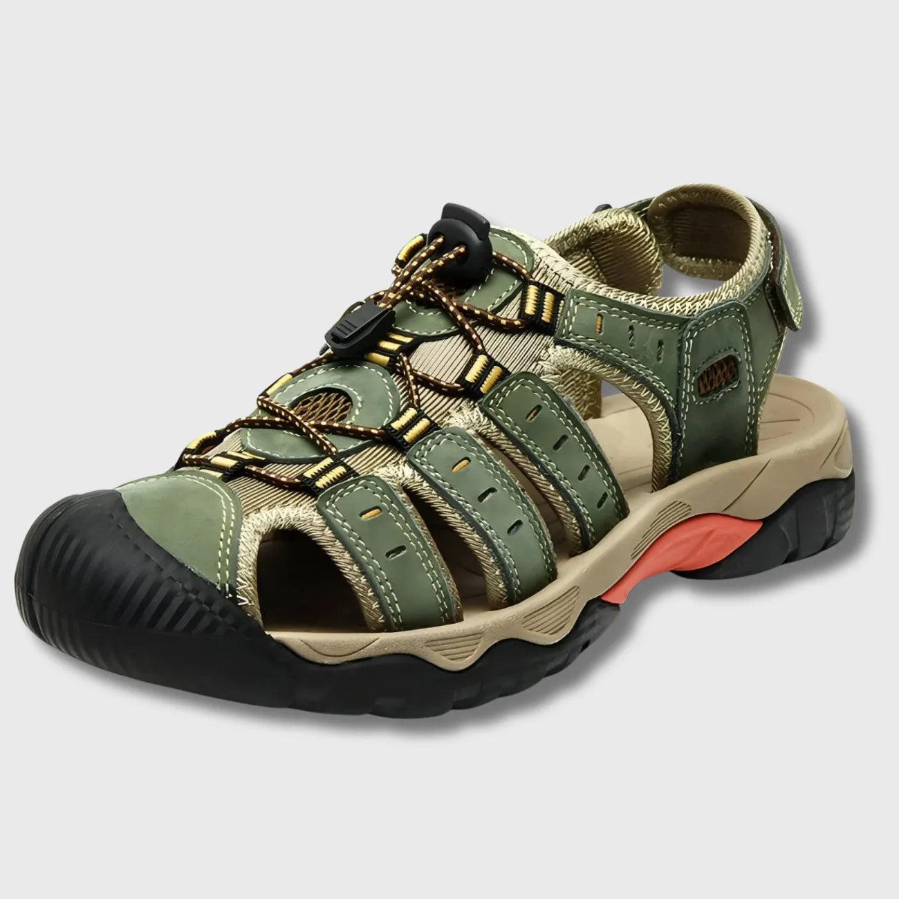 Leather Hiking Sandals with Grip Sole | TrekWard