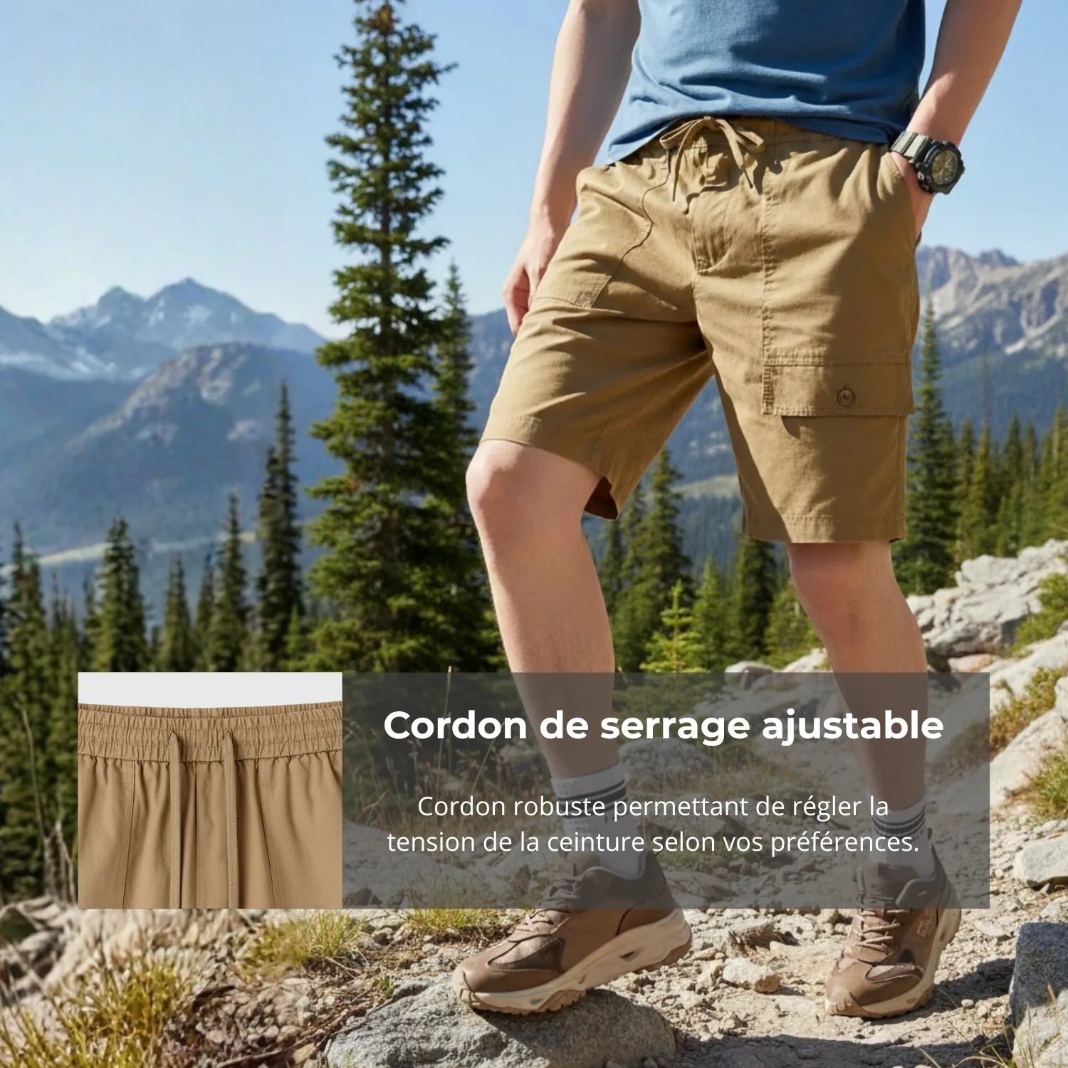 Men's Hiking Short Cotton | TrekWard