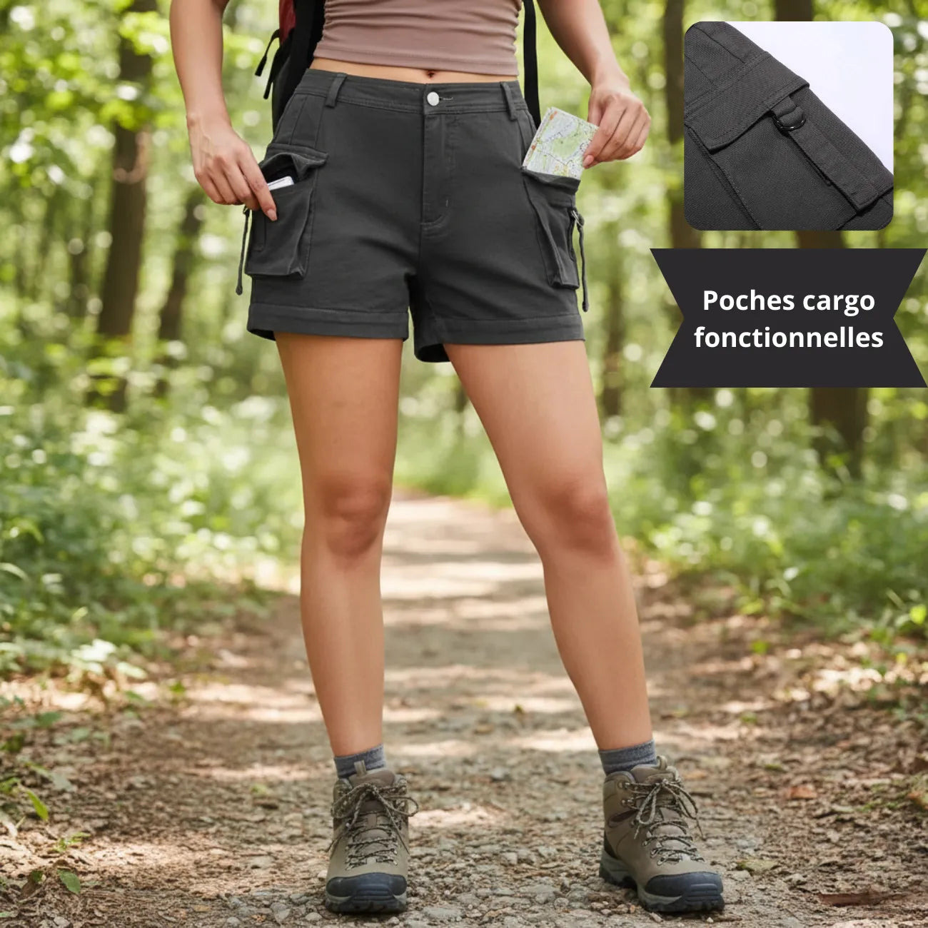 Women's Cargo Hiking Short | TrekWard