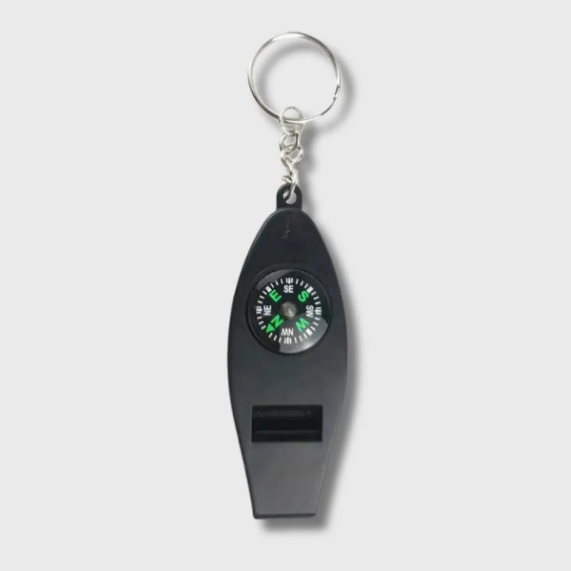 Whistle with Compass 4 in 1