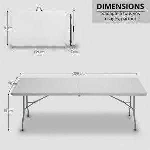 Folding Polymertisch | TrekWard