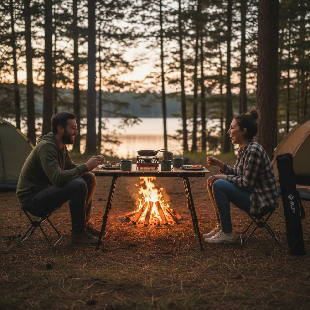 Folding Aluminium Camping Table | TrekWard