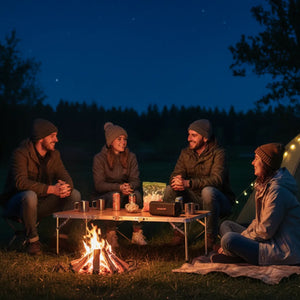 Folding Bamboo Camping Table | TrekWard