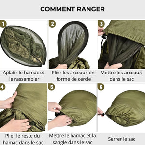 Hammock with Mosquito Net 2 | TrekWard