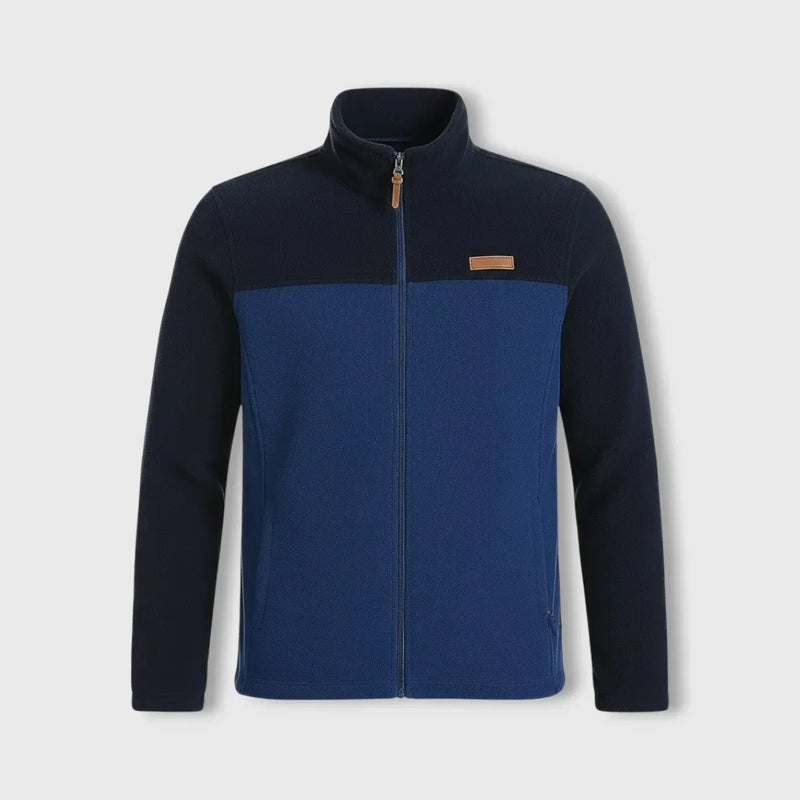 Men's Fleece Jacket Patchwork