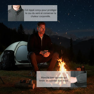 Men's Outdoor Fleece Jacket | TrekWard