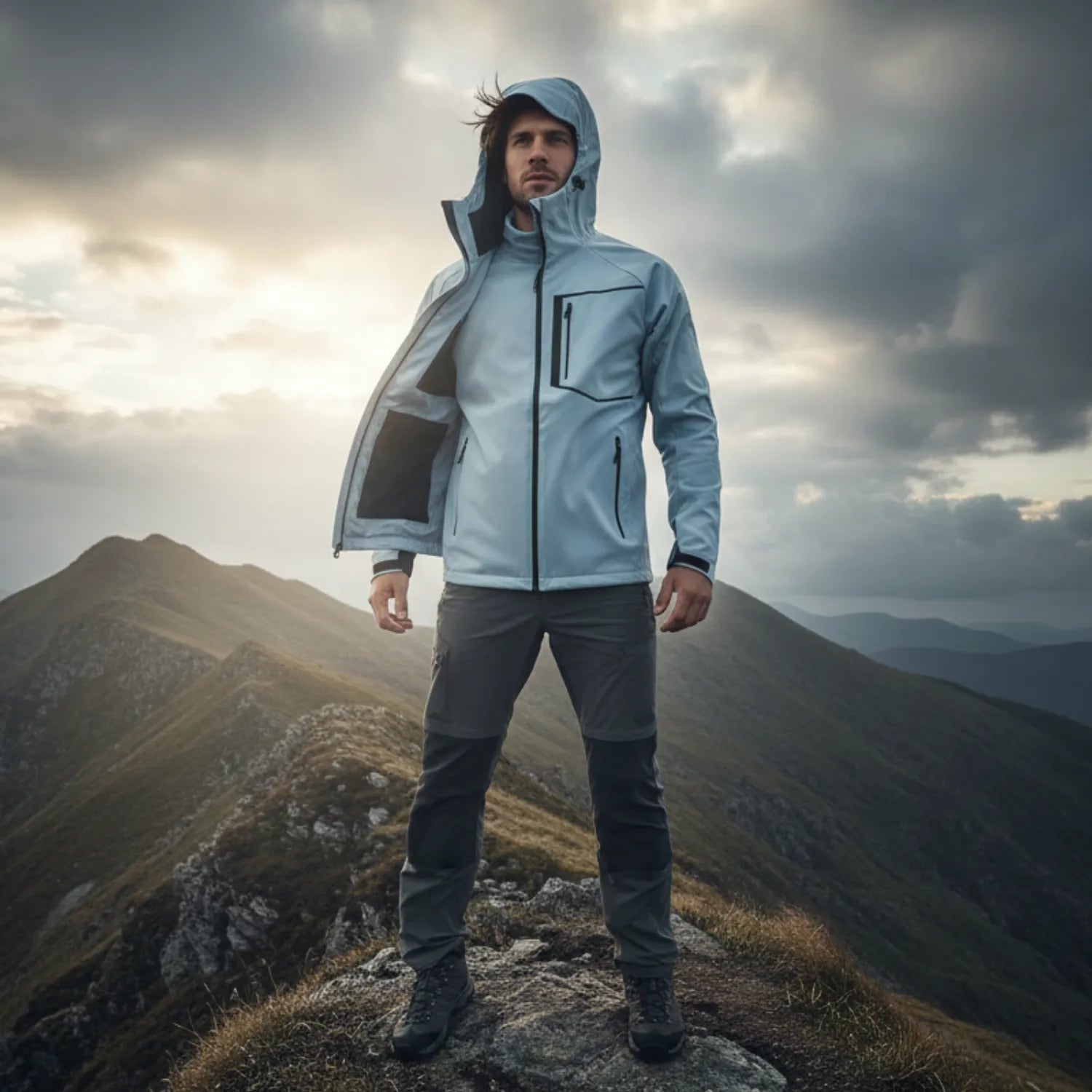 Men's Outdoor Jacket Waterproof | TrekWard