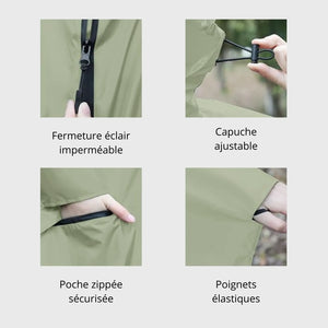 Folding Rain Jacket for Women's | TrekWard
