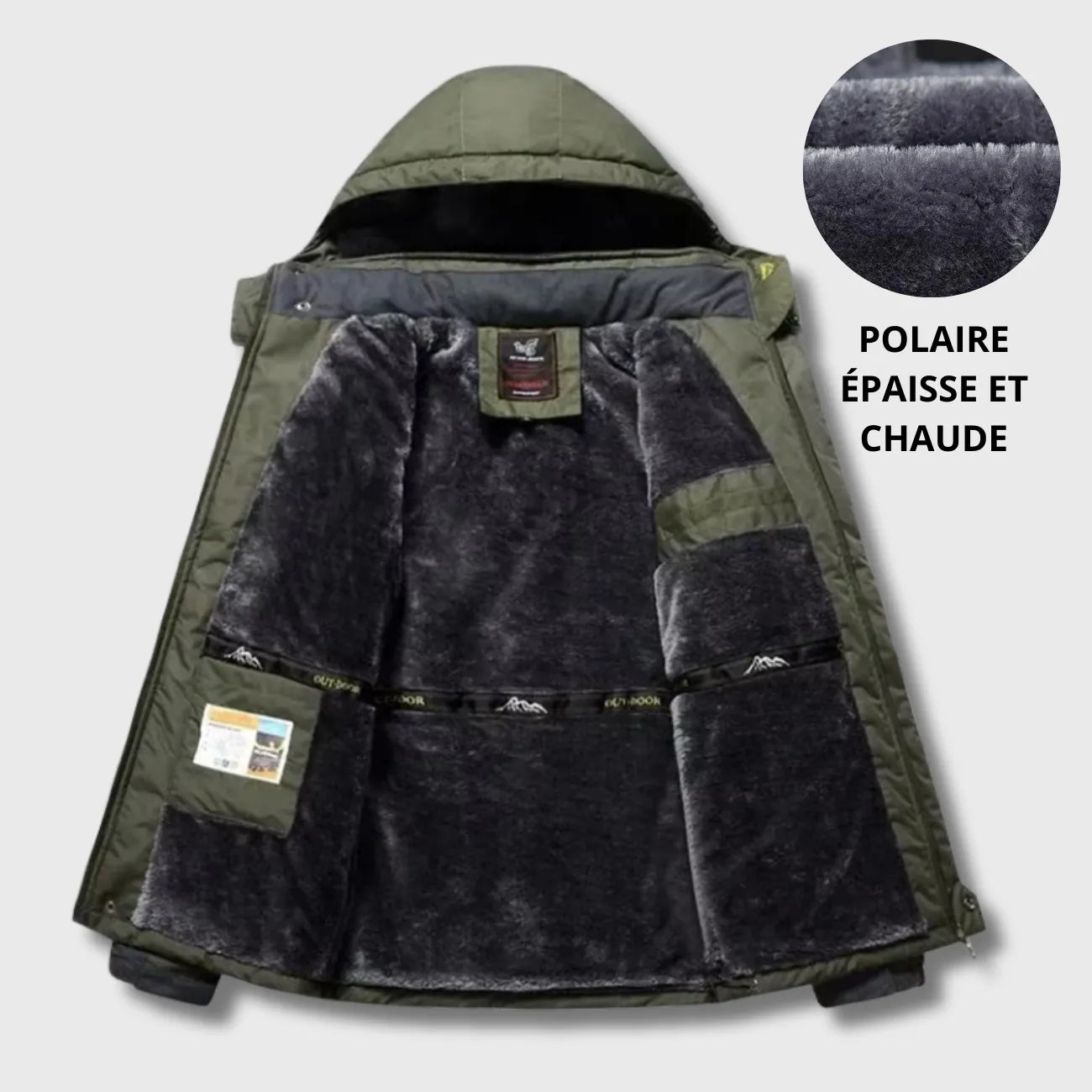 Waterproof Hiking Jacket Fleece | TrekWard