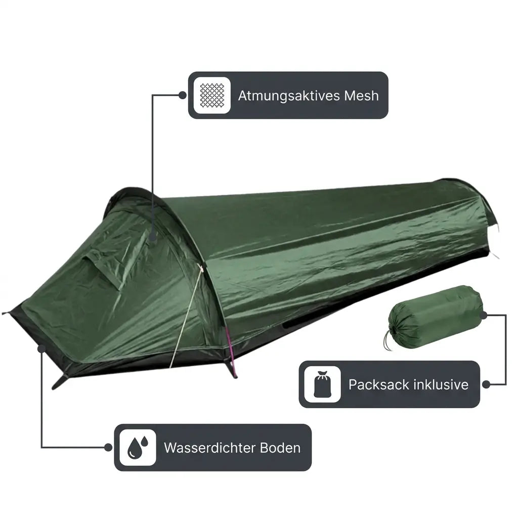 Ultralight 1P Bivy Tent | TrekWard
