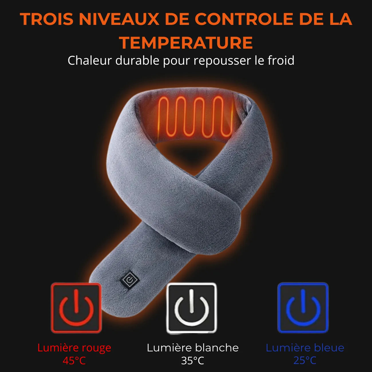 Elektrischer USB Heated Scarf | TrekWard