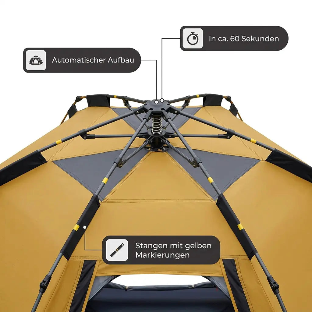 Family Tent 4 Person | TrekWard