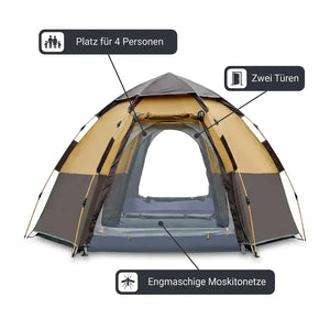 Family Tent 4 Person | TrekWard
